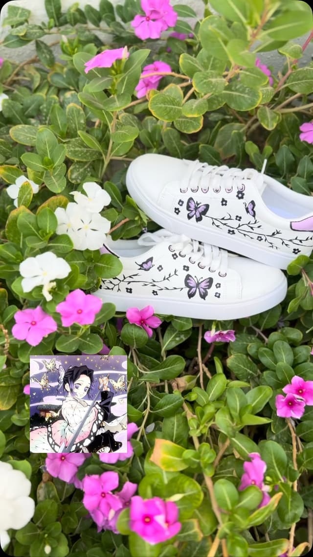 Shinobu Theme Custom Shoes